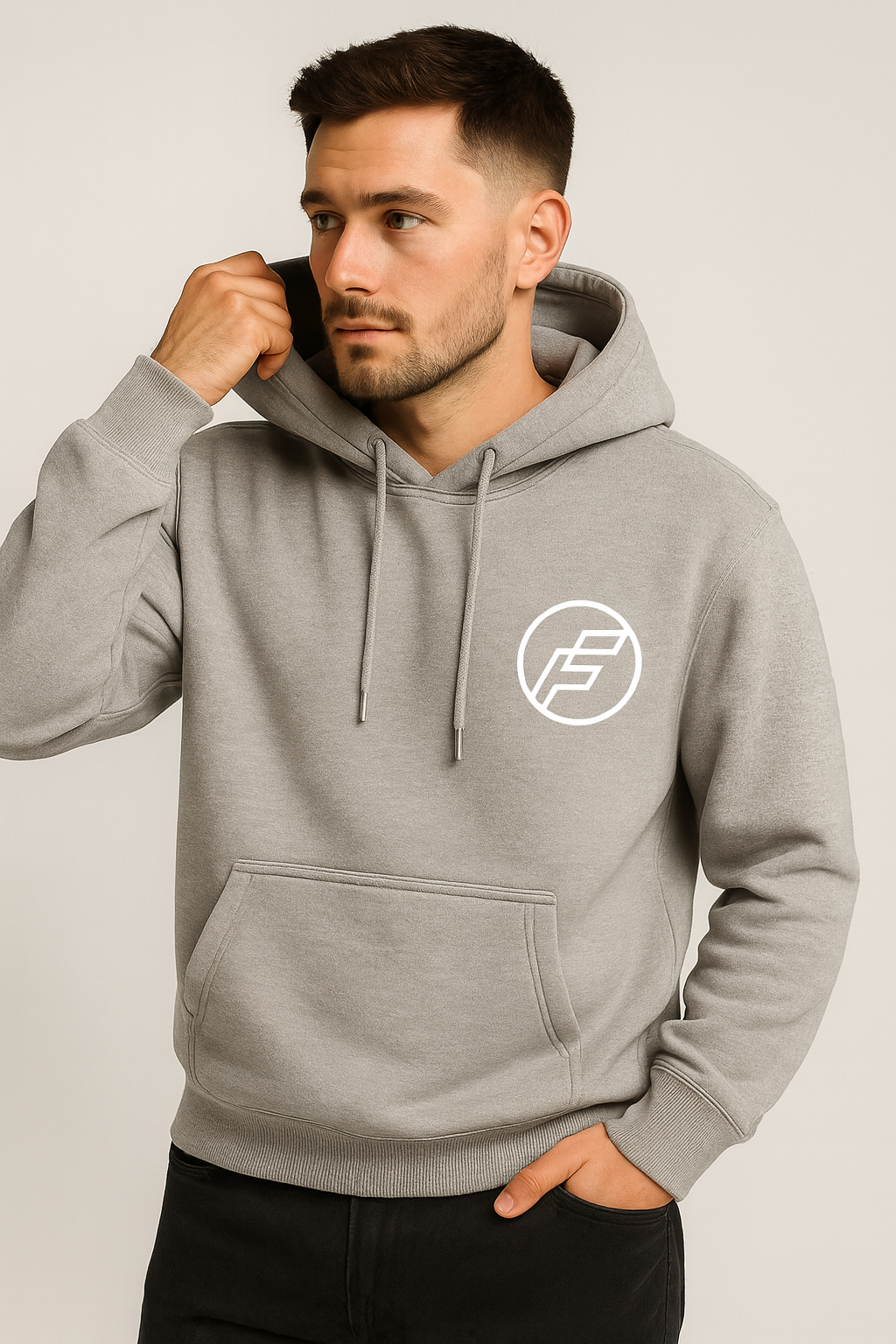 Pack of 2 Basic Grey & Charcoal Hoodies