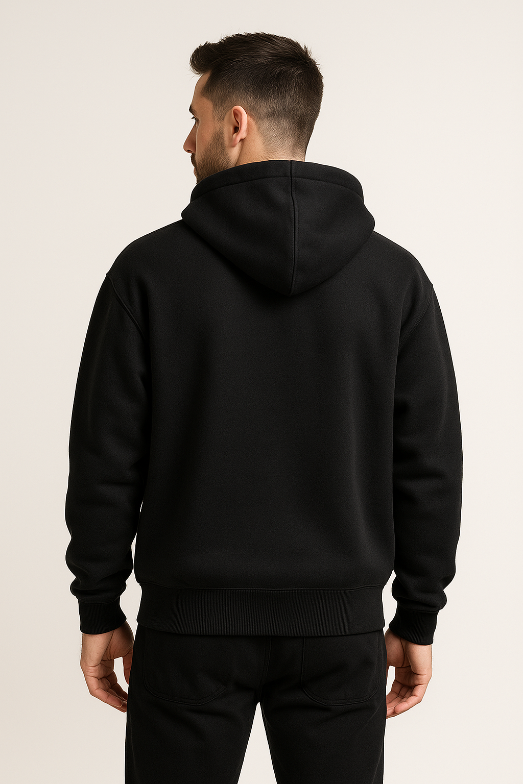 PREMIUM BLACK PLANE HOODIE